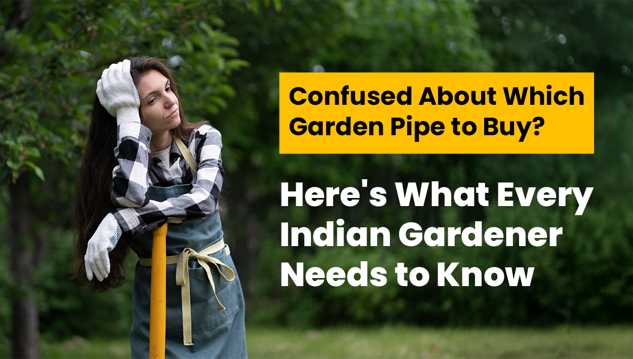 Heavy duty garden pipe with connectors