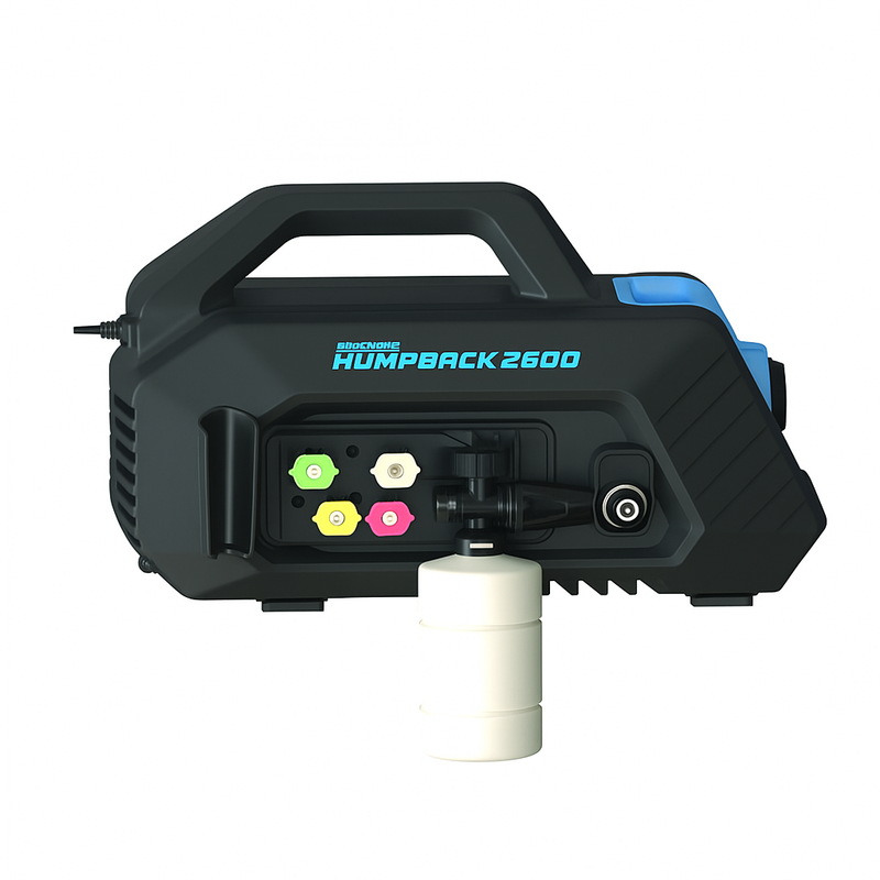 Blu Shield HumpBack™ 2600 PSI Pressure Washer Motor with Accessories for Home Cleaning (Free 50 Ft Hose) Blu Shield HumpBack™ 2600 PSI Pressure Washer Motor with Accessories for Home Cleaning (Free 50 Ft Hose)
