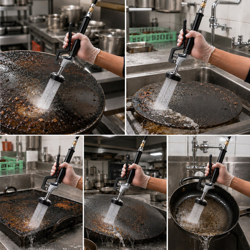 Zephyr Heavy-Duty Pre-Rinse Sprayer (Flat-Head) – Ideal for Kitchens and Commercial Cleaning Zephyr Heavy-Duty Pre-Rinse Sprayer (Flat-Head) – Ideal for Kitchens and Commercial Cleaning
