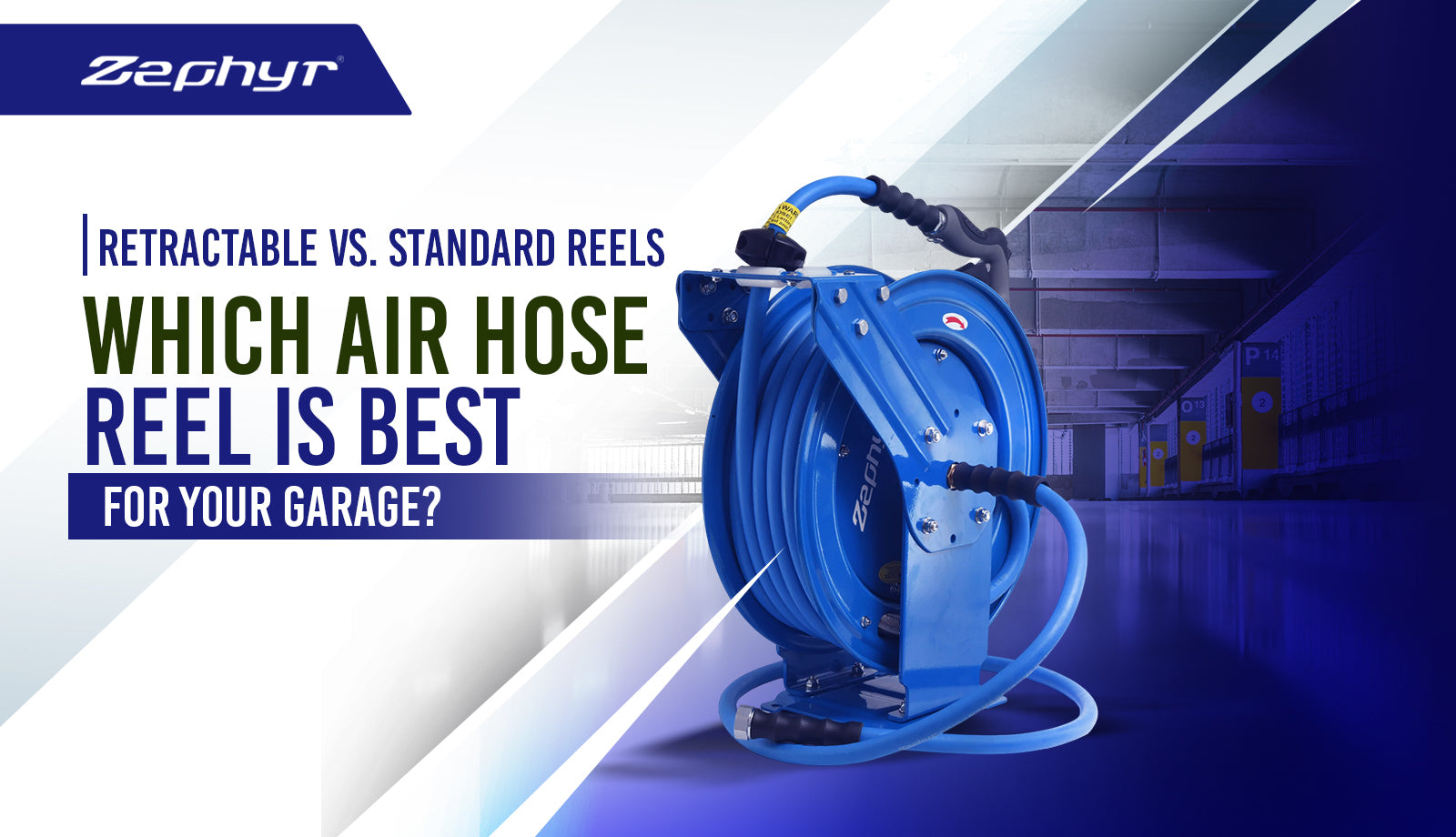 Retractable vs. Standard Reels: Which Air Hose Reel is Best for Your Garage?