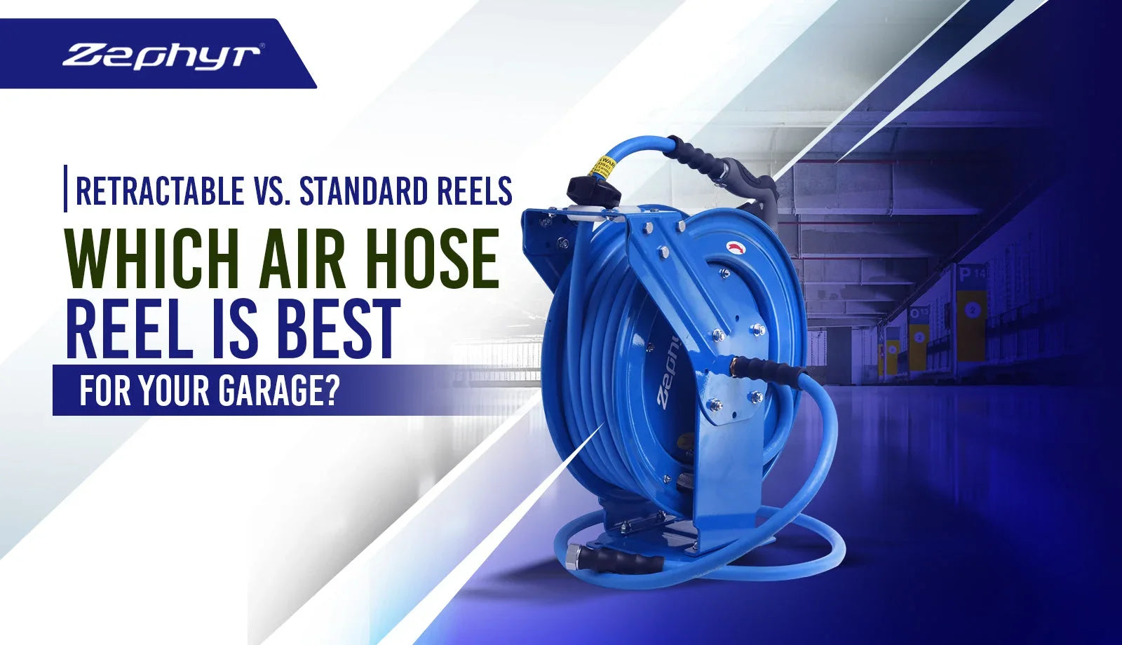 Retractable vs. Standard Reels: Which Air Hose Reel is Best for Your Garage?