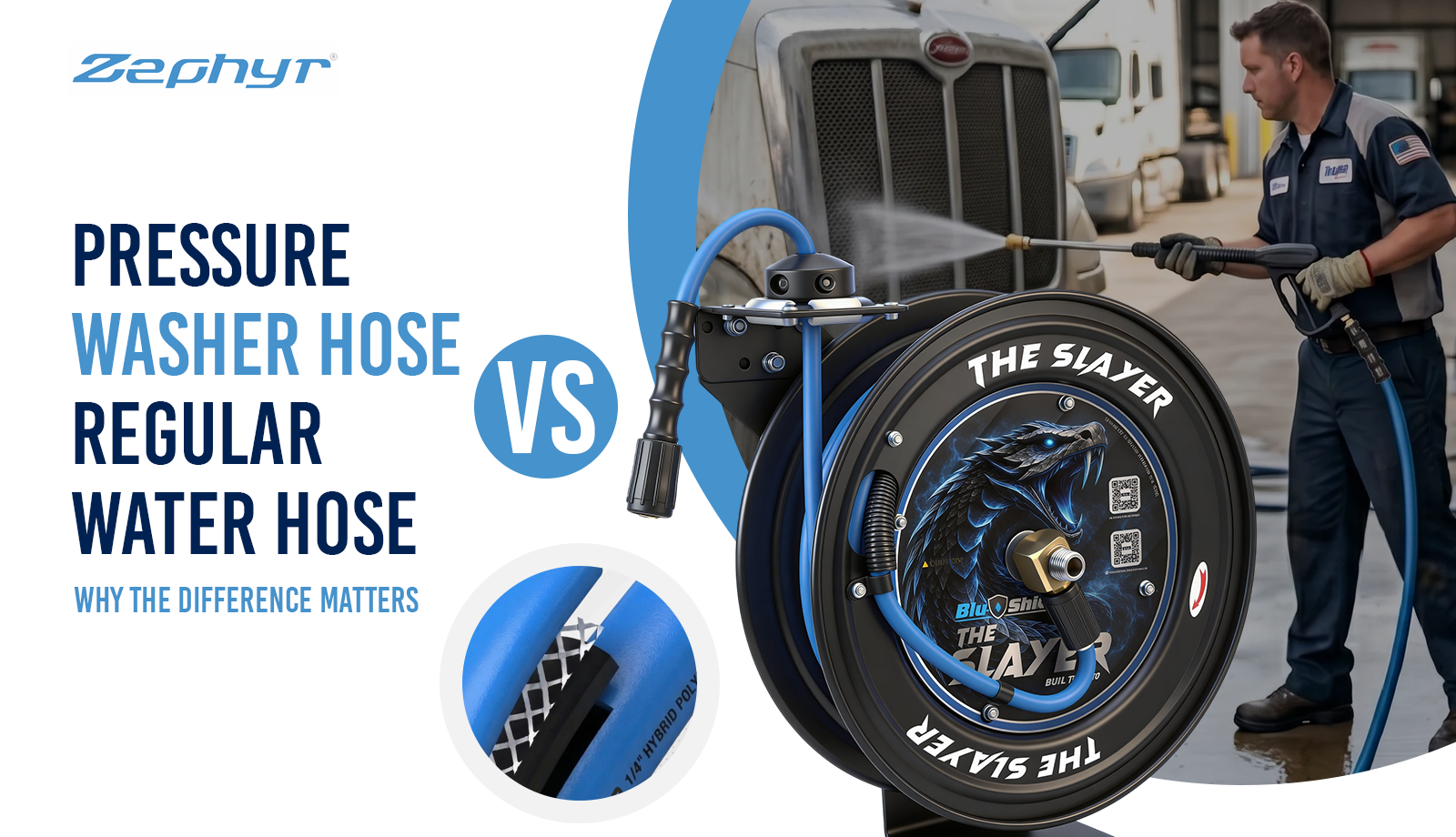 Pressure Washer Hose vs Regular Water Hose: Why the Difference Matters