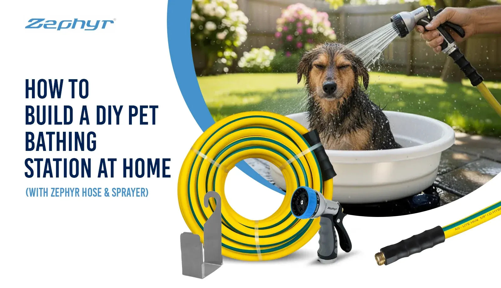 How to Build a DIY Pet Bathing Station at Home (With Zephyr Hose & Sprayer)