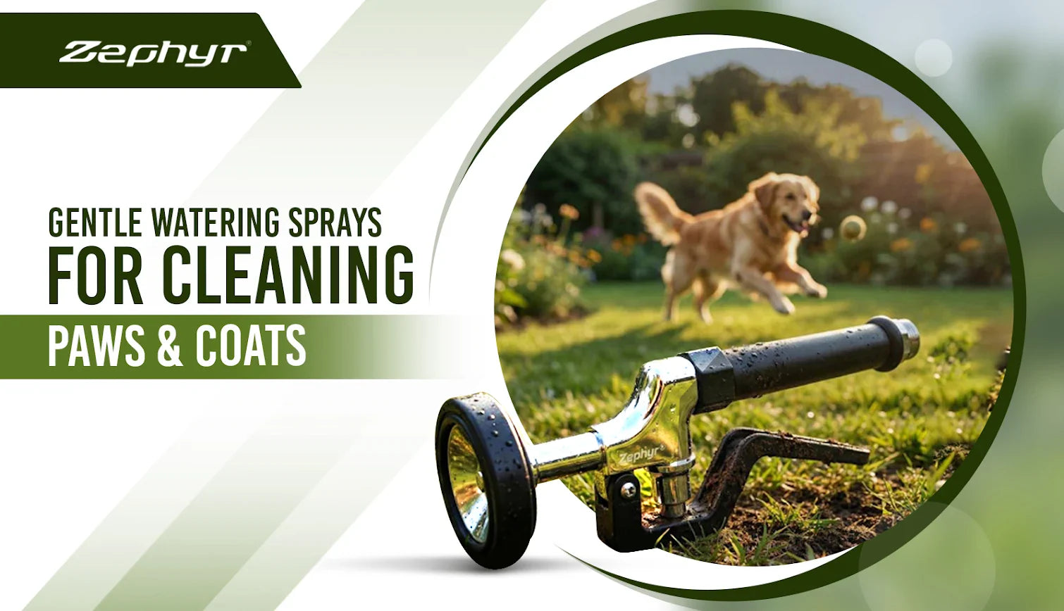 Beyond the Bath: Gentle Watering Sprays for Cleaning Muddy Paws & Coats