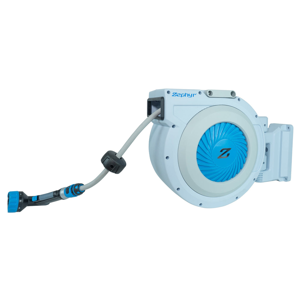 Zephyr Premium Pet Shower System (13 mm × 25 M) Auto-Retractable Pet Wash Hose Reel Pet Wash Hose Reels