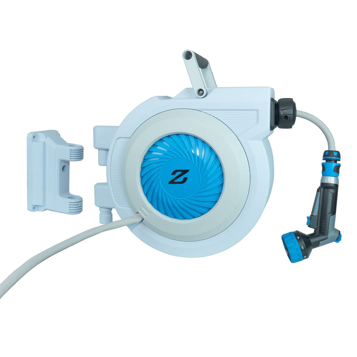 Zephyr Premium Pet Shower System (13 mm × 25 M) Auto-Retractable Pet Wash Hose Reel Pet Wash Hose Reels