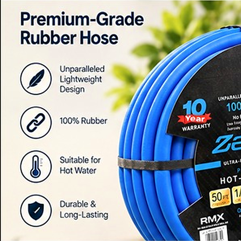 Zephyr Balcony Watering & Wash Kit – Rubber Hose 7.6 m