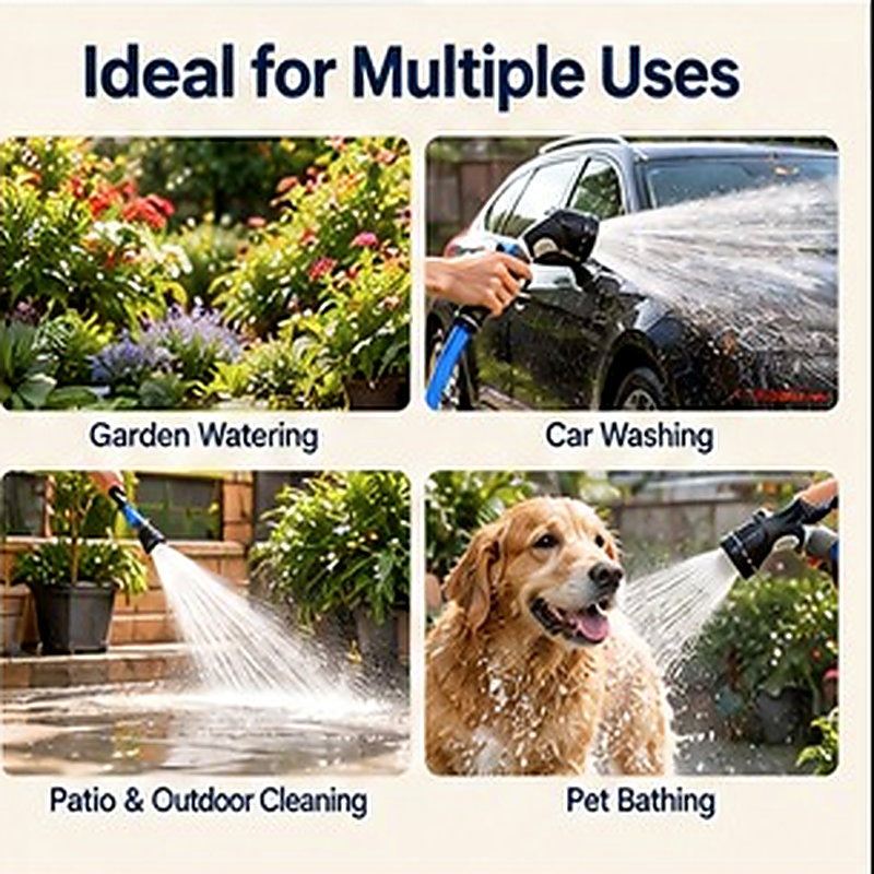Zephyr Next-Gen 9-Mode Water Spray Gun – For Precision Watering and Outdoor Cleaning