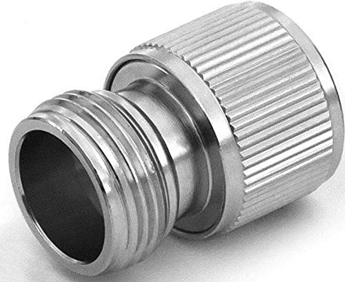 Zephyr Quick Connects – Male Universal Coupler (Silver) – For Easy Hose Connections
