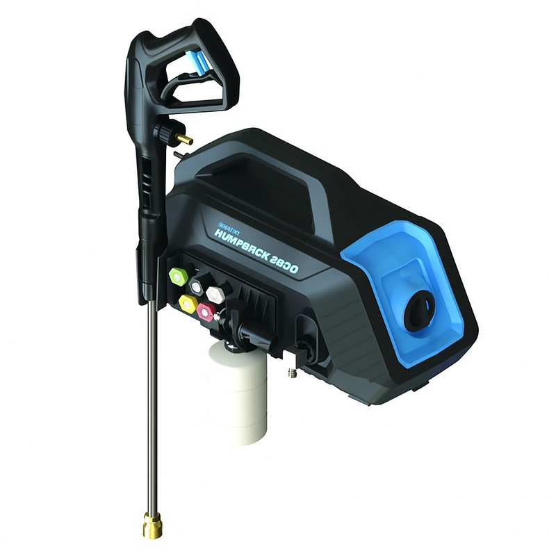 BluShield HumpBack™ 2600 PSI Pressure Washer Motor with Accessories for Home Cleaning (Free 50 Ft Hose)