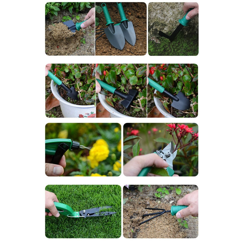 Potted Gardening Tool Set, Specification: 10 PCS / Set (Purple)