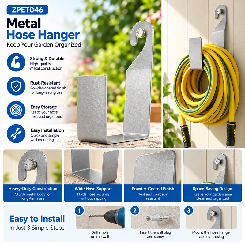 Zephyr Balcony Watering & Wash Kit – Rubber Hose 7.6 m