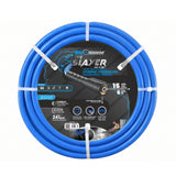 Zephyr Blu Shield The Slayer Hybrid Pressure Washer Hose 06mm (1/4") × 15 m – M22 Connectors, 242 Bar, Non-Marking, Kink-Resistant