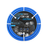 Zephyr Blu Shield The Slayer Hybrid Pressure Washer Hose 10mm (3/8") × 15 m – M22 Connectors, 242 Bar, Non-Marking, Kink-Resistant