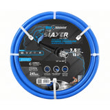 Zephyr Blu Shield The Slayer Hybrid Pressure Washer Hose 13mm (1/2") × 7.5 m – 1/2" Fixed & Revolving NPT Fittings, 242 Bar, Non-Marking, Kink-Resistant