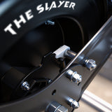 Blu Shield The Slayer Hybrid Pressure Washing Hose Reel 10mm (3/8") x 20m Blue – Dual Arm Auto Retractable Wall Mount Reel with 3/8" Fixed & Revolving Fittings, 242 Bar, Non-Marking, Kink-Resistant