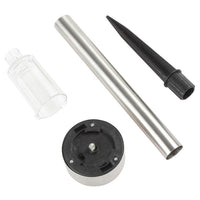 Solar Lawn Lamp (Stainless Steel, White Light) – Durable Outdoor Lighting Solution thumbnail