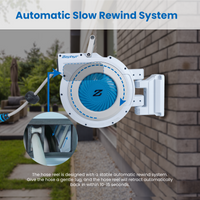 Zephyr Premium Pet Shower System (13 mm × 15 M) Auto-Retractable Pet Wash Hose Reel thumbnail