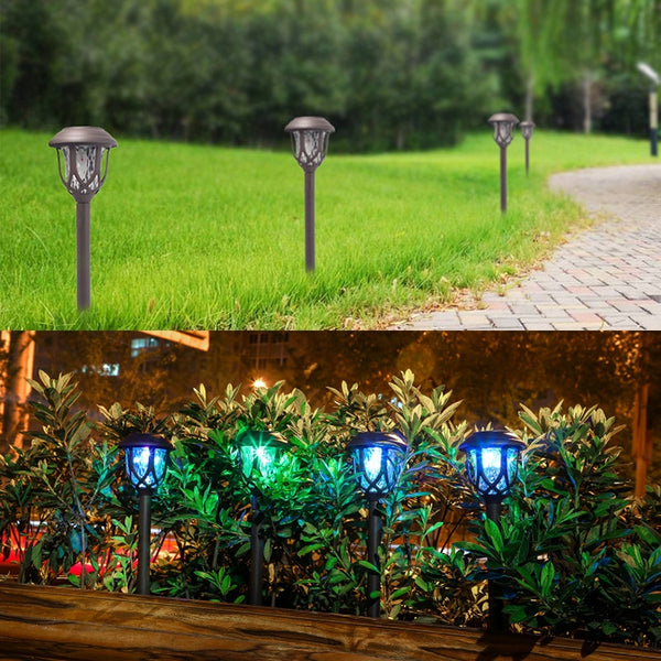 Hexagonal Solar Ground Lamp - Waterproof Garden Lighting