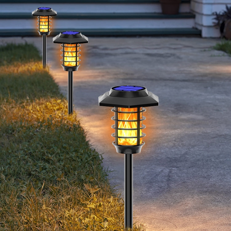 Solar LED Lawn Flame Lamp (48 LEDs) – Ideal for Outdoor Garden Lighting