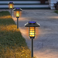 Solar LED Lawn Simulation Flame Lamp (66 LEDs) – Stunning Outdoor Garden Light thumbnail