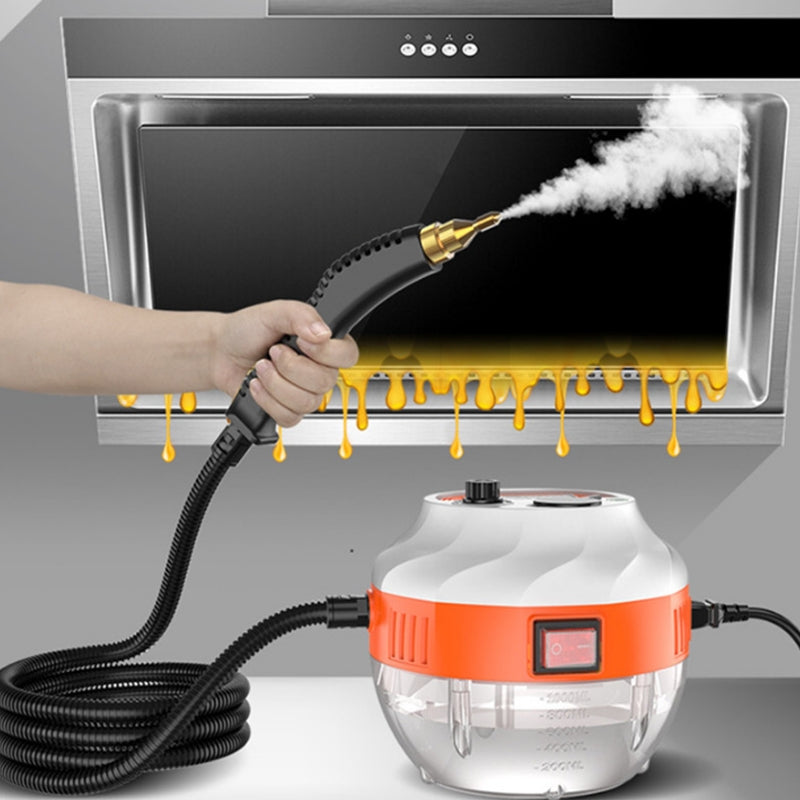 Steam Cleaner High Temperature Sterilization Cleaning Machine with 1L Water Tank 220V EU Plug(White)