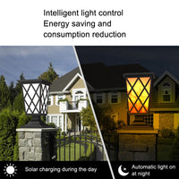 Solar Stigma Flame Lamp for Garden Fences – Elegant LED Landscape Light (N260C) thumbnail