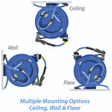 13MM Heavy-Duty Auto-Retractable Water Hose Reel