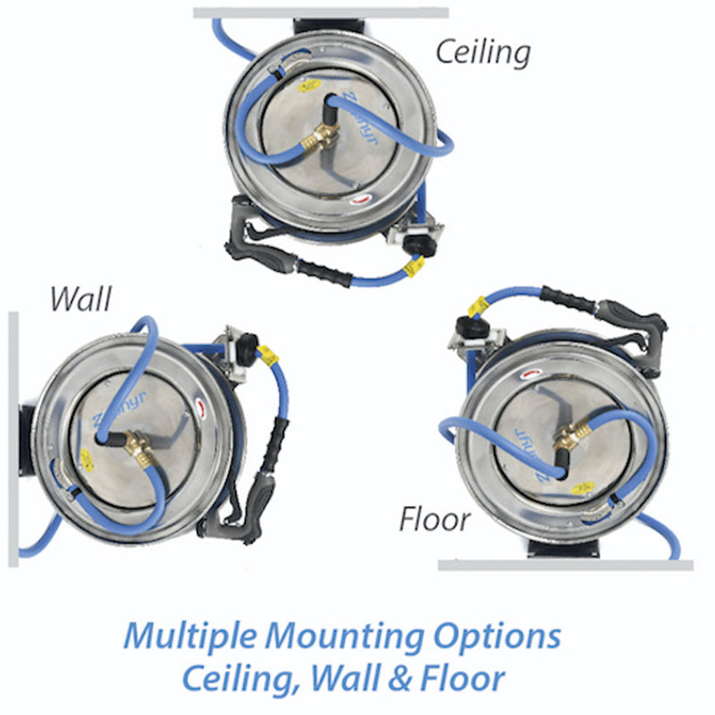 Water Hose Reel 13MM multiple mounting options