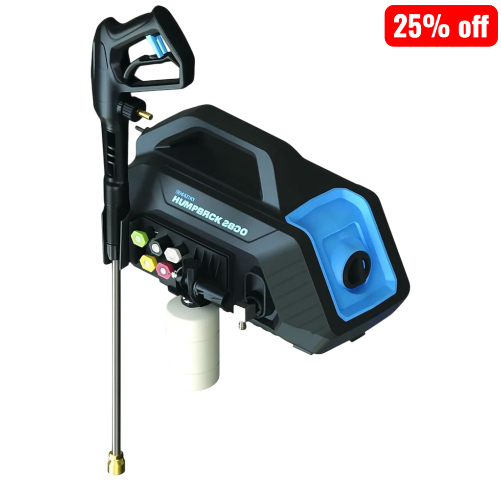 BluShield HumpBack™ 2600 PSI Pressure Washer Motor with Accessories for Home Cleaning (Free 50 Ft Hose)