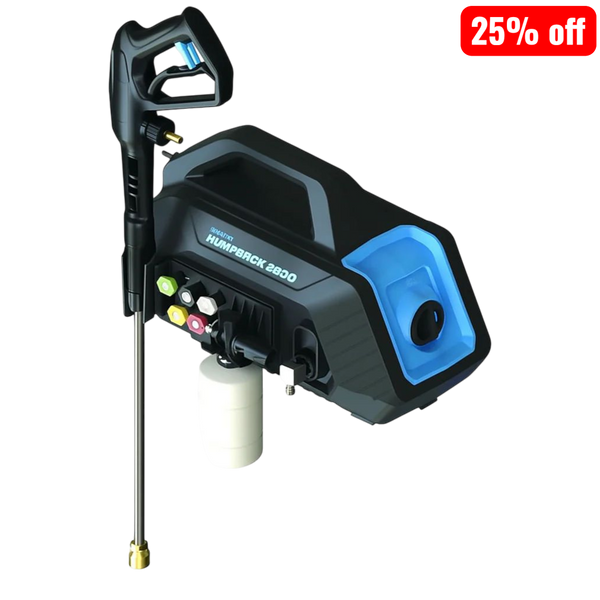 BluShield HumpBack™ 2600 PSI Pressure Washer Motor with Accessories for Home Cleaning (Free 50 Ft Hose)