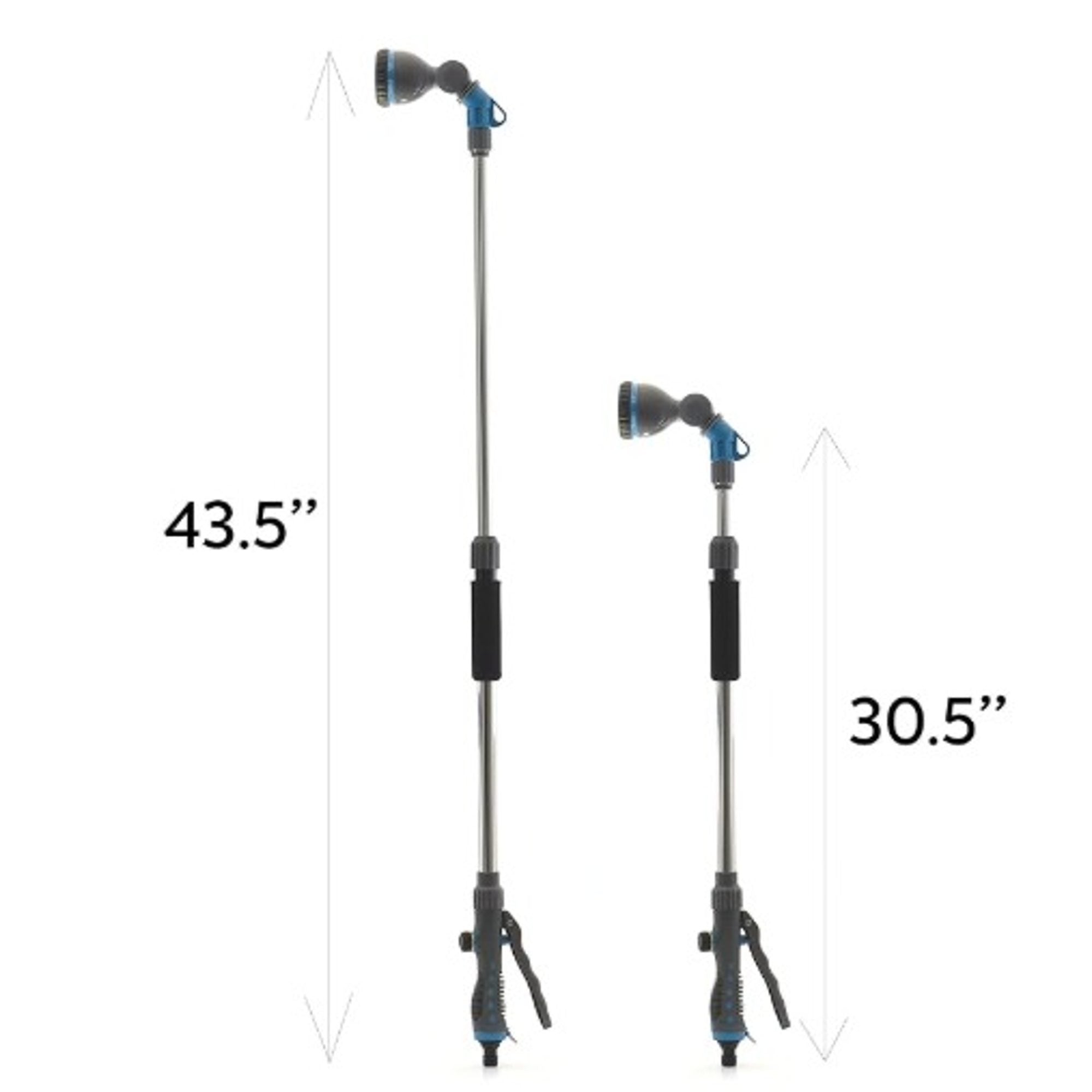 Zephyr 8-Mode Telescopic Water Wand For Garden And Washing - With Ergoflow & Adjustable Length