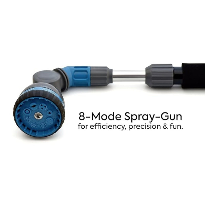 Zephyr 8-Mode Telescopic Water Wand For Garden And Washing - With Ergoflow & Adjustable Length