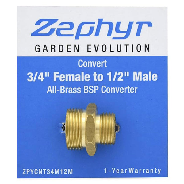Zephyr Converter Coupling 34MX1/2F Pet Wash Accessories