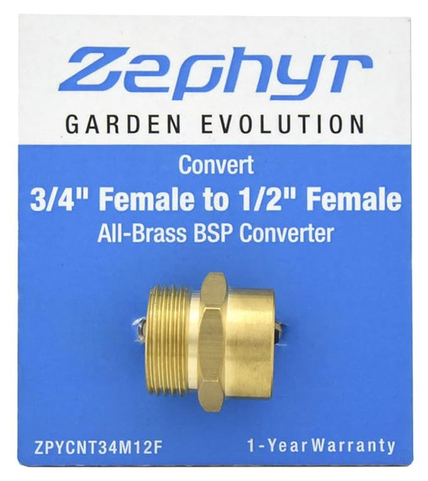 Zephyr Converter Coupling 34MX1/2M Pet Wash Accessories