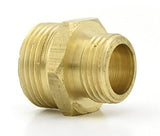 Zephyr Brass Converter Coupling 3/4" Male × 1/2" Male – Garden Hose Adapter for Watering Systems