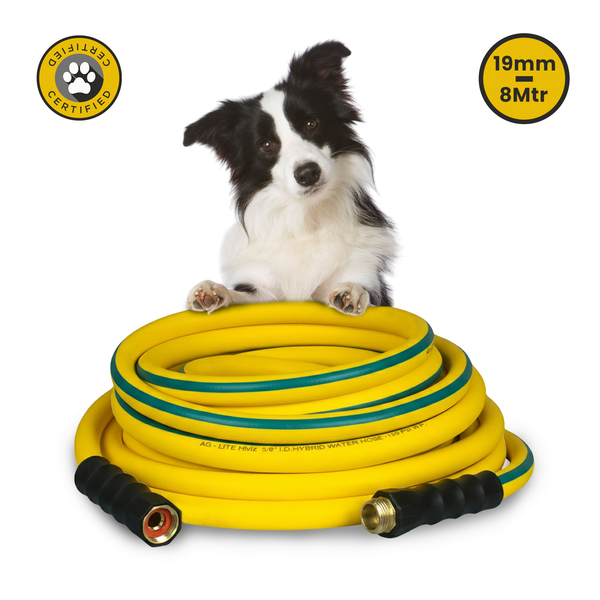 Zephyr Pet Bath Hose for Home Grooming Flexible Pet Shower Pipe for Dogs & Cats Leak Proof (19 mm x 8 Mtr) Pet Wash