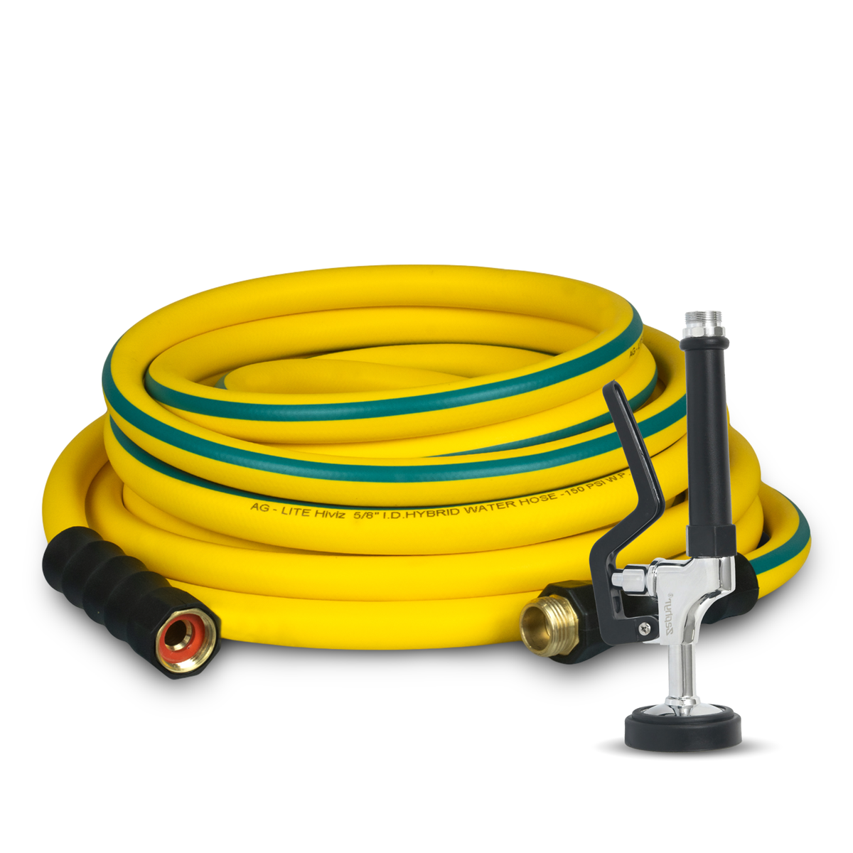 Zephyr Pet Bath Hose for Home Grooming with GentleFlow Shower Nozzle for Dogs & Cats (13 mm x 30 Mtr) Pet Wash Hoses