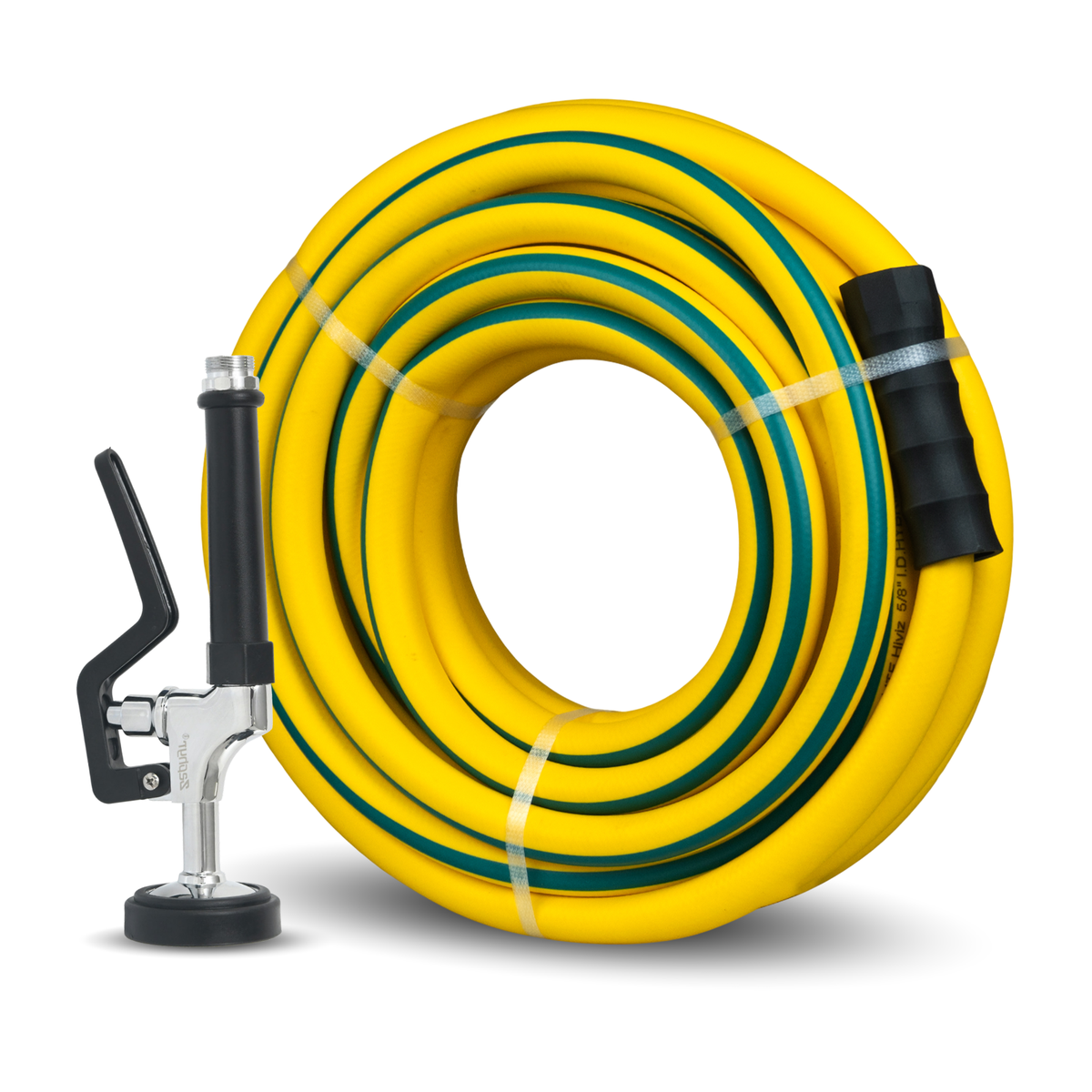 Zephyr Pet Bath Hose for Home Grooming with GentleFlow Shower Nozzle for Dogs & Cats (19 mm x 30 Mtr) Pet Wash Hoses