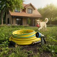Zephyr All in One PET Wash Bundle with Hose, 9-Mode Shower Nozzle & Hose Hanger for Home & Balcony (13mm x 8M) thumbnail