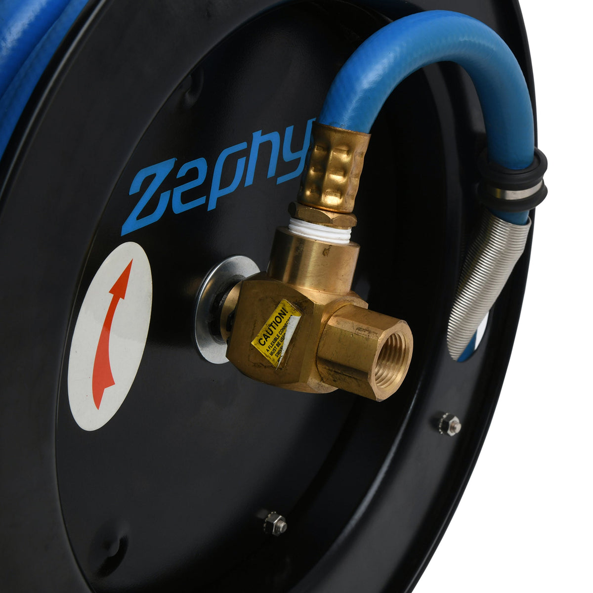 Zephyr Pet Wash Auto Retractable Metal Hose Reel for Home & Balcony (13mm × 8M) Pet Wash Hose Reels