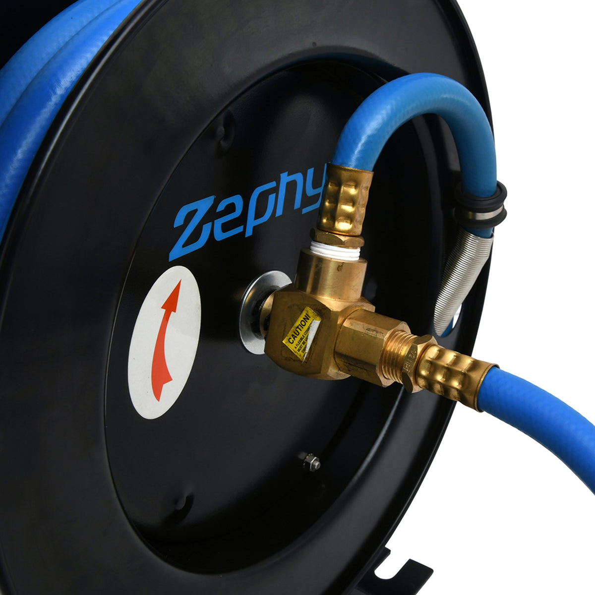 Zephyr Pet Wash Auto Retractable Metal Hose Reel for Home & Balcony (13mm × 8M) Pet Wash Hose Reels