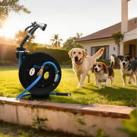 Zephyr Pet Wash Auto Retractable Metal Hose Reel for Home & Balcony (13mm × 8M) thumbnail