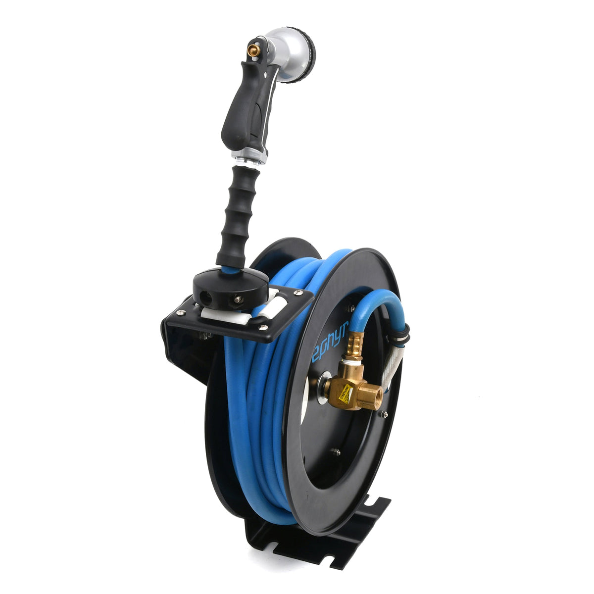 Zephyr Pet Wash Auto Retractable Metal Hose Reel for Home & Balcony (13mm × 8M) Pet Wash Hose Reels