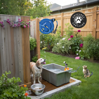 Zephyr Pet Wash Auto Retractable Metal Hose Reel for Home & Balcony (13mm × 20M), Heavy Duty thumbnail