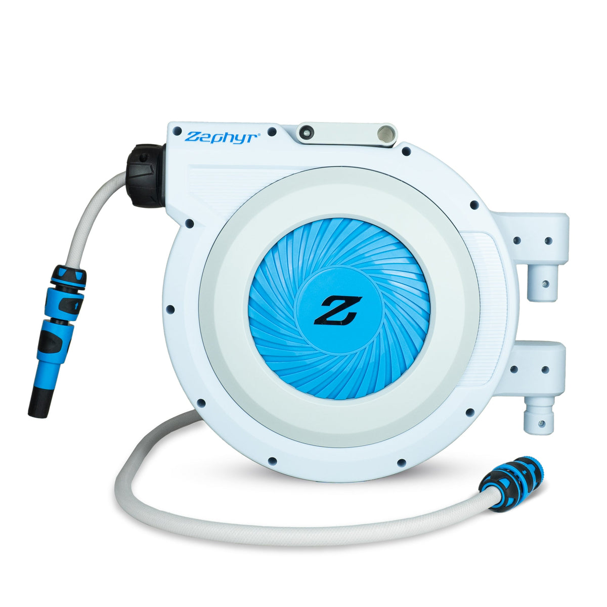 Zephyr Premium Pet Shower System (13 mm × 25 M) Auto-Retractable Pet Wash Hose Reel Pet Wash Hose Reels