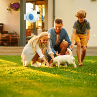 Zephyr Premium Pet Shower System (13 mm × 25 M) Auto-Retractable Pet Wash Hose Reel thumbnail