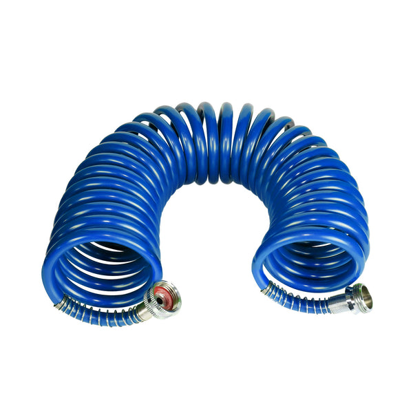 Zephyr Lightweight Pet Wash Recoil Hose for Pet Bath & Balcony Use with Self Coil Feature (10 mm × 8 M) Compact Recoil