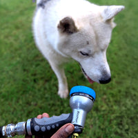 Zephyr Pet Wash Recoil Hose with 4-Pattern Push-Button Cyclone Nozzle (10mm × 15Mtr) thumbnail