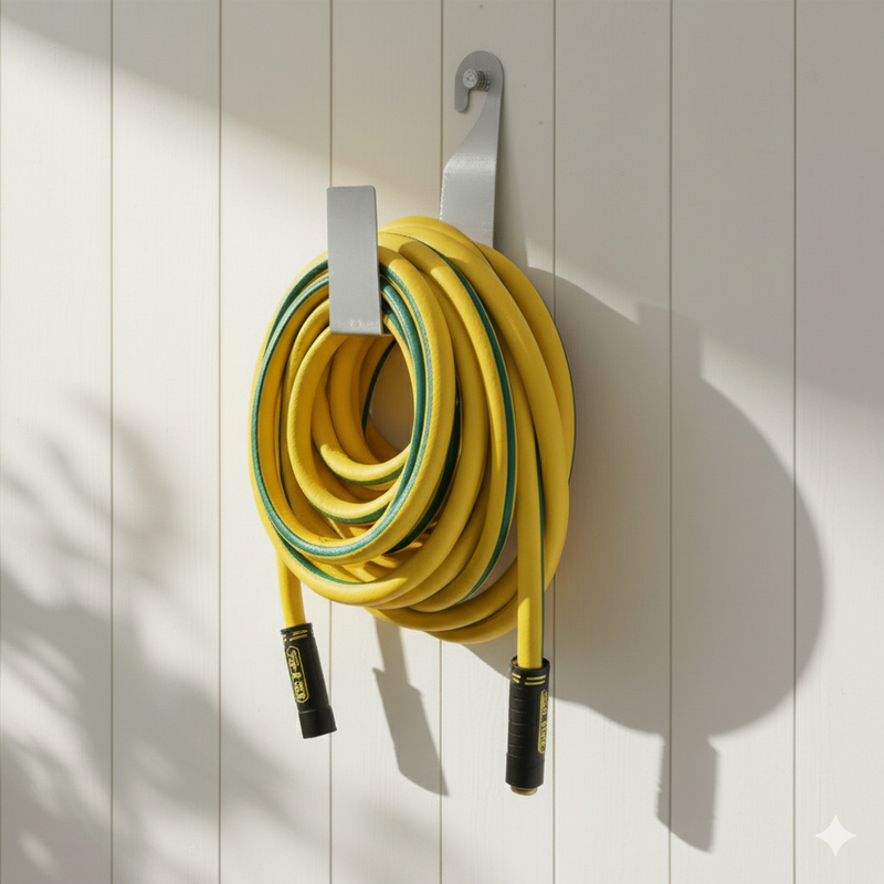Zephyr L-Shape Metal Hose Organizer Clip-on Hanger Pet Wash Accessories